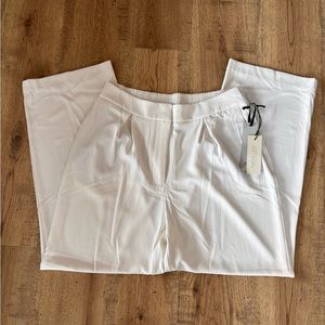 NWT Rachel Zoe Cream High Rise Trousers size 12